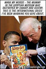 Obama Biden Egypt Mummy political humor