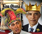 King Obama and Jester Boehner funny picture