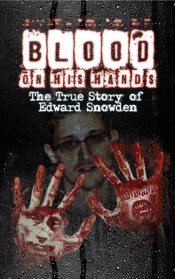 snowden's bloody hands