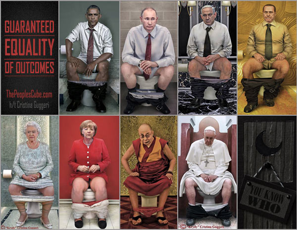 World leaders on toilets
