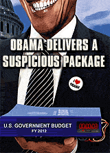 Obama Budget funny political cartoon