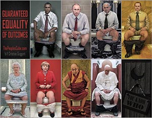 World leaders on toilets