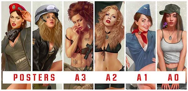 Sexy wartime pinups in Ukraine