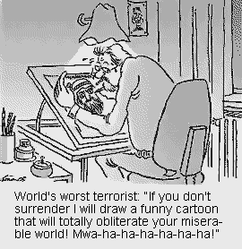 Terrorism Cartoon Struggle for Freedom Fighters