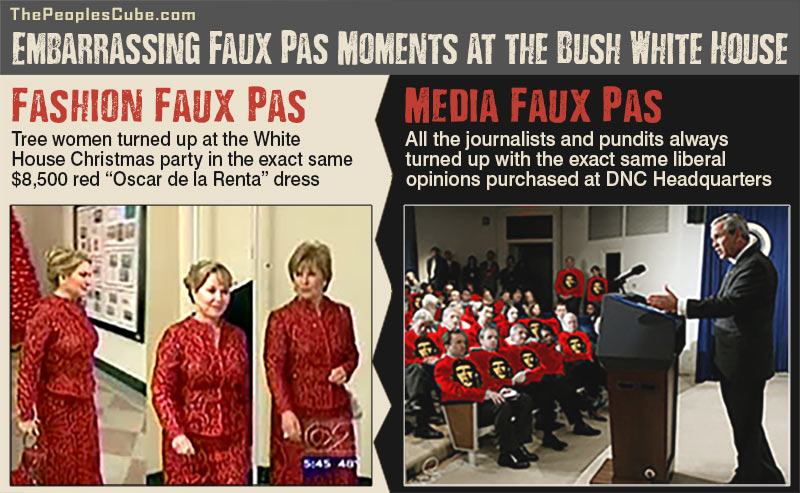 Embarrassing Faux Pas at the Bush White House satire