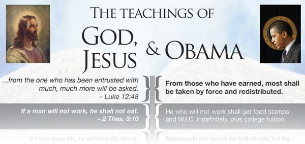 Obama vs Jesus chart