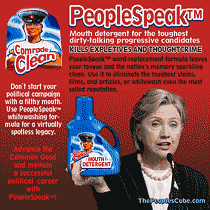 hillary clinton mr clean cartoon