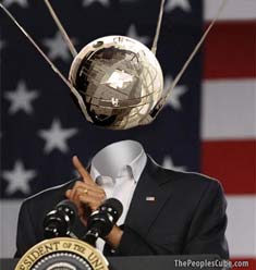 Obama's Sputnik Moment editorial cartoon