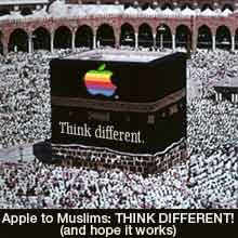 apple mecca communist islam political humor