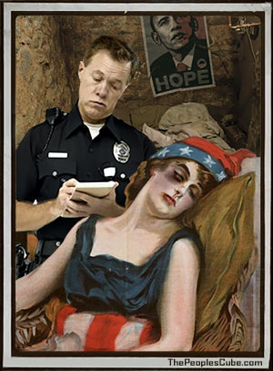 America Raped By Democrats cartoon