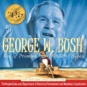 George Bush Child of Hope Obama cartoon