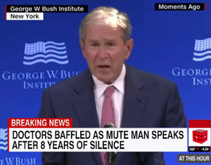 George Bush speaks
