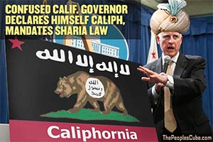 Calif. Gov. Brown - Caliph of Caliphornia