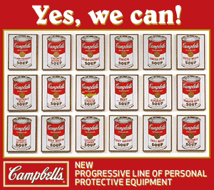 Yes, we can hurl canned food