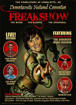 The DNC Freakshow: The Weird, The Bizarre, The Unnatural Parody