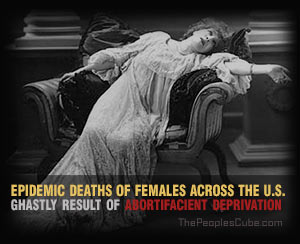 Epidemic Deaths in U.S. Caused by Abortifacient Deprivation