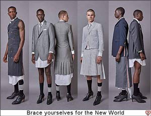 Hermaphrodite fashion show