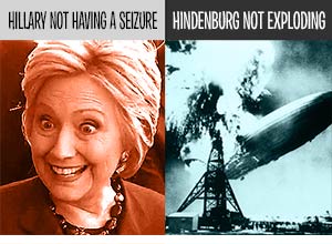 Hillary, Hindenburg just fine