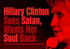 Hillary Clinton Sues Satan