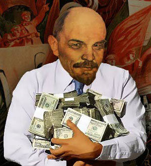 Lenin a German Agent cartoon