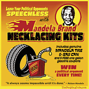 Nelson Mandela Brand Necklacing Kits cartoon