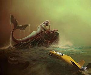 Mermaid drone