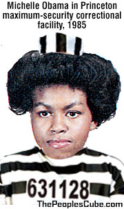 Michelle Obama in Princeton Prison 1985