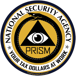 NSA secret PRISM logo parody