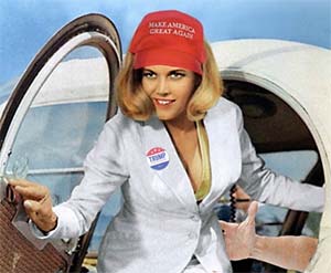 Pussy Galore endorses Trump