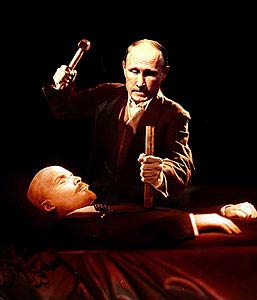 Putin kills Lenin vampire