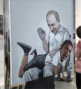 Putin spanks Obama