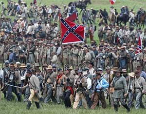 Confederate reenactors