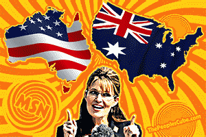 Australian Sarah Palin cartoon