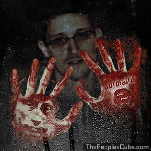 Snowden's bloody hands