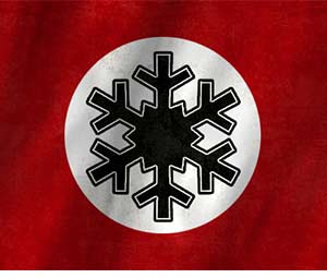 Militant Nazi snowflake