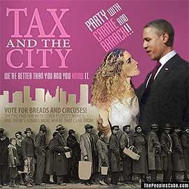 Sex and the City with Obama Dinner funny parody
