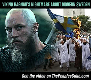 Viking Ragnar nightmare modern Sweden