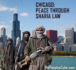 Taliban peacekeepers in Chicago funny picture